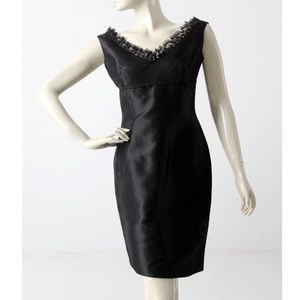 Barbara Tfank black cocktail dress size 6